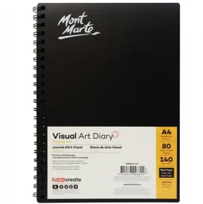 Diario de Arte Visual Mont Marte Signature 110 g/m² Tamaño A4 120 páginas MSB0003