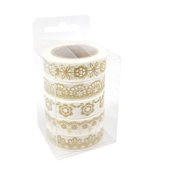 Unidad de Washi Tape Cuadrado (Cinta Adhesiva con diseño)