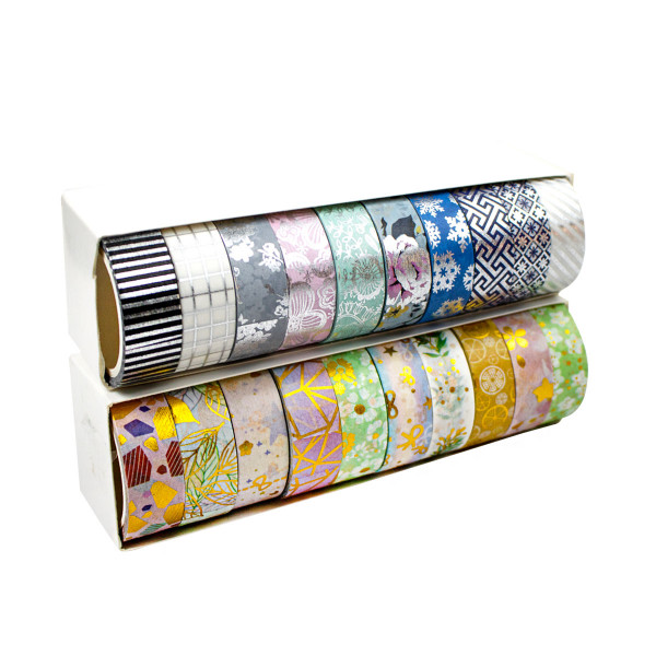 Set de 10 Washi Tape 3D (Cinta Adhesiva con diseño) MY3D