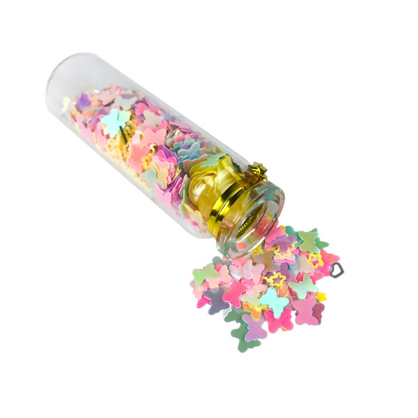 Confeti (Lentejuelas) Acrílico con diferentes formas y colores