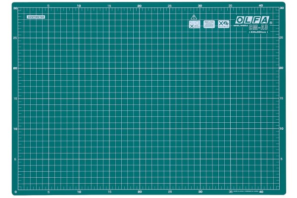 Base / Plancha de Corte Autorreparable Doble Cara Tamaño A3 (43 x 30 cm) - CM-A3 - OLFA
