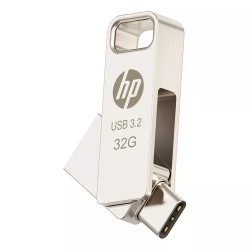 Flash Memory USB 3.2 Y OTG Tipo C, x206C,  Capacidad de 32 GB - HP (Hewlett-Packard)