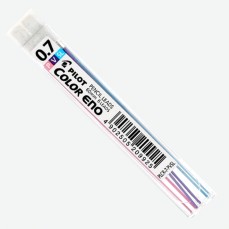 Minas de Colores para Portaminas 0.7 mm Color ENO – Color Rosa, Violeta, Celeste - PLCR-7-PVSL - PILOT