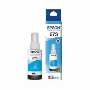 Tinta Original 673 para Impresora EPSON Color Cian/Cyan 70 ml.