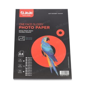 Paquete de 20 Unidades Papel Fotográfico Glossy, Tamaño A4, 135 gr. - JOJO