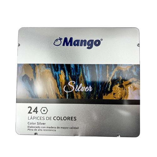 Set de 24 Colores Semi Profesionales en Estuche de Lata - MC407 - MANGO